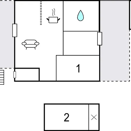 Two-bedroom In 度假居 *